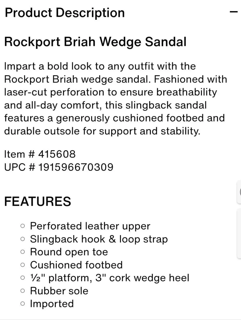 Rockport breathable perforated